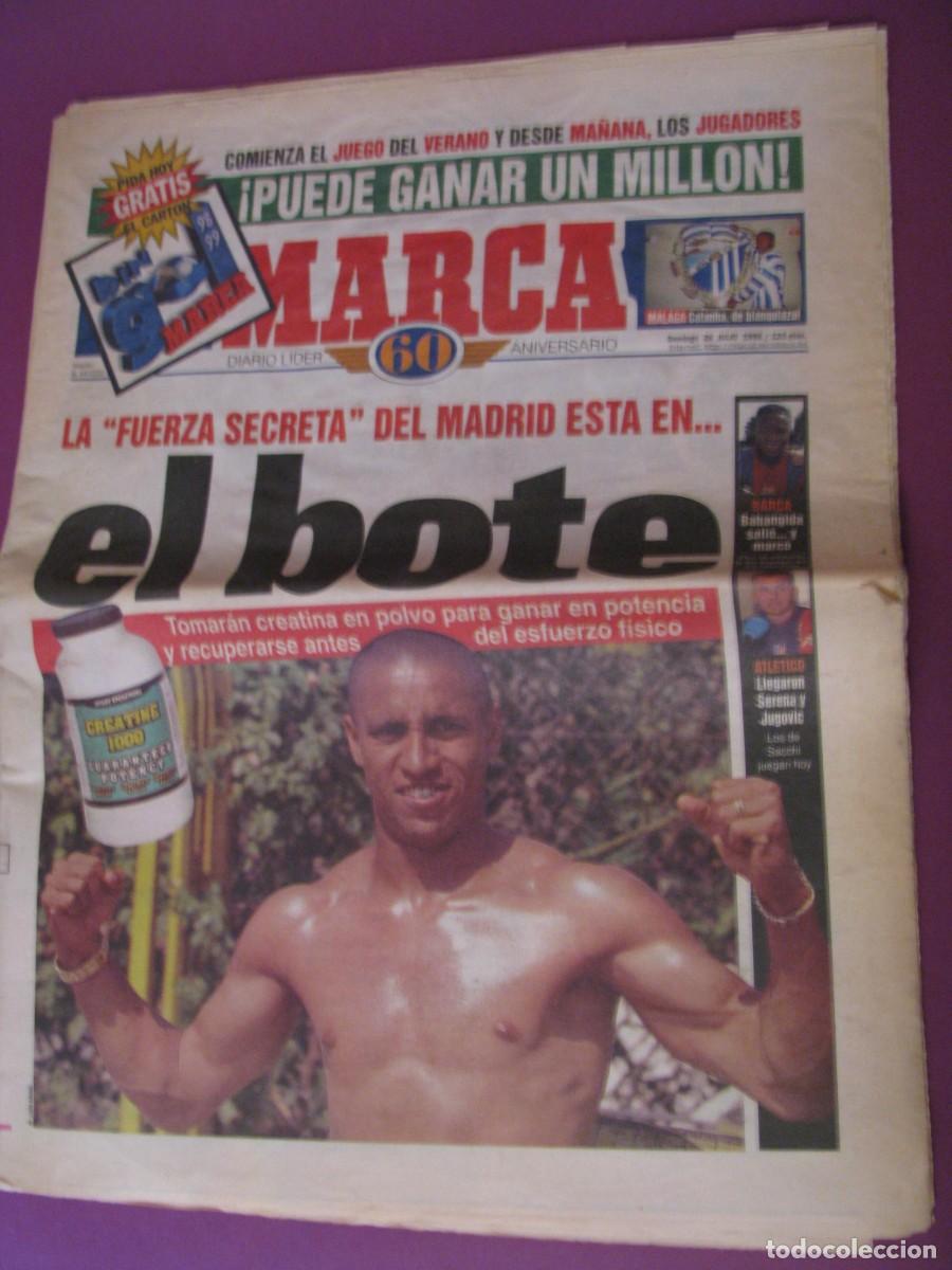 Coleccionismo deportivo: MARCA 26 JULIO 1998. ROBERTO CARLOS. EDICION MALAGA.