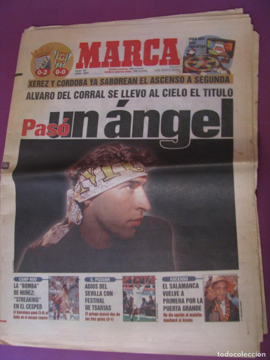 Coleccionismo deportivo: MARCA 16 JUNIO 1997. RAUL.