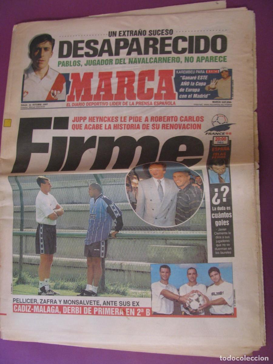 Coleccionismo deportivo: MARCA 11 OCTUBRE 1997.