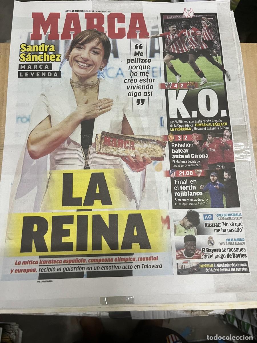 Coleccionismo deportivo: MARCA (25-1-2024) MARCA LEYENDA SANDRA SANCHEZ COPA ATHLETIC 4-2 BARCELONA ATLETICO SEVILLA