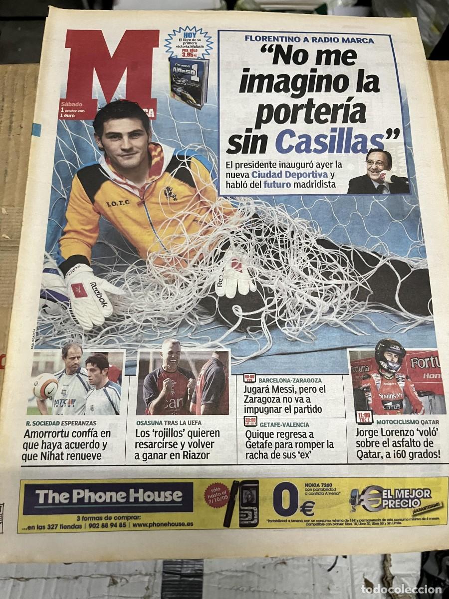 Coleccionismo deportivo: MARCA (1-10-2005)FERNANDO ALONSO IKER CASILLAS FLORENTINO PEREZ JORGE LORENZO LIONEL MESSI BARCELONA