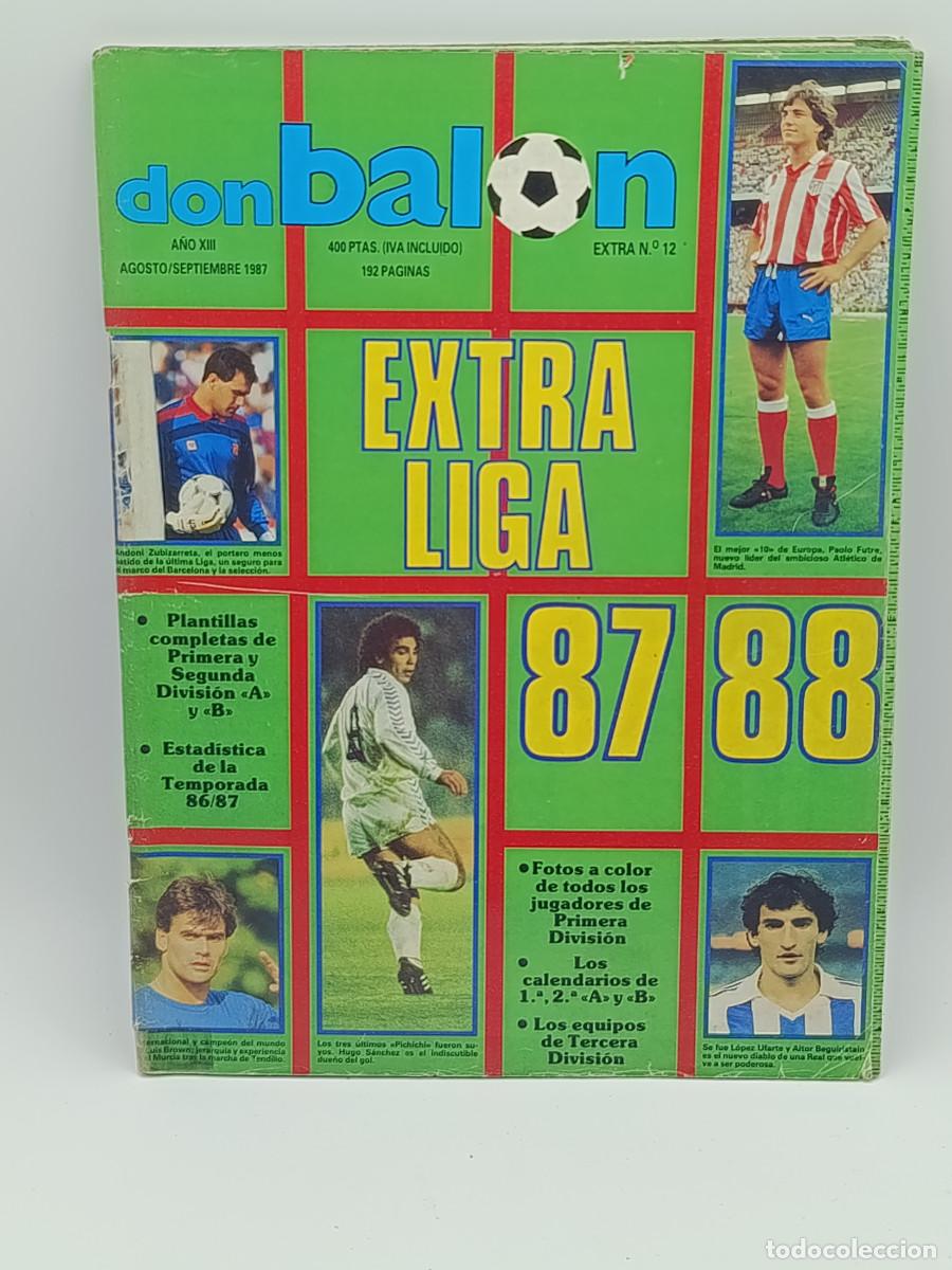 Coleccionismo deportivo: DON BALON EXTRA LIGA 87 88. COMPLETA.