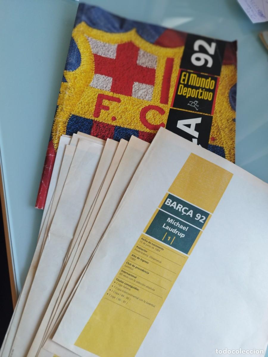 Coleccionismo deportivo: Colecci&oacute;n del bar&ccedil;a a&ntilde;o 92 del mundo deportivo. Futbol club Barcelona. Con 14 posters.