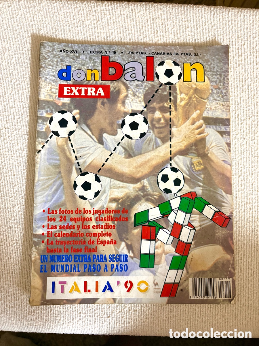 Coleccionismo deportivo: - JOYA - Revista Don Bal&oacute;n EXTRA N&ordm; 19 - Gu&iacute;a Especial Mundial Italia '90 (Maradona / Ciao)