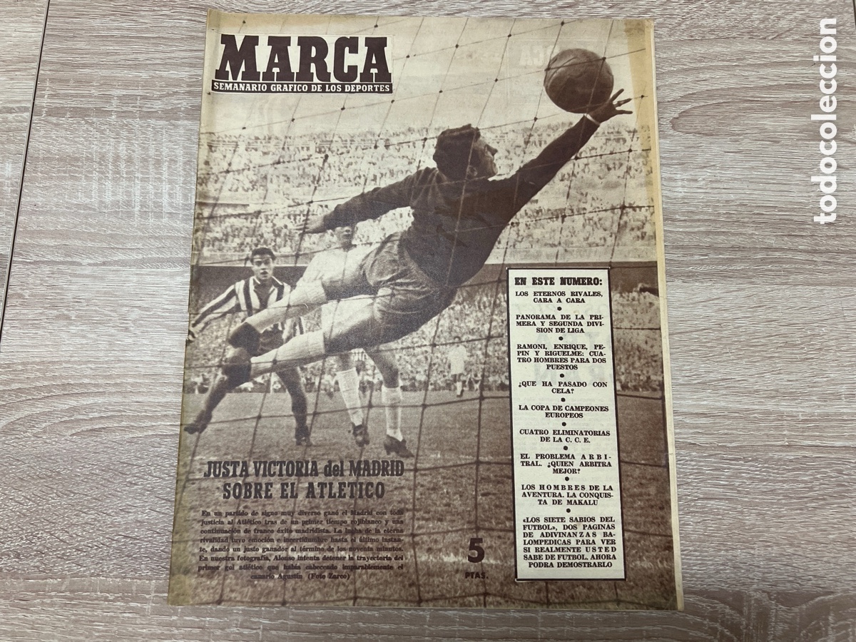 Coleccionismo deportivo: MARCA 672 (18/10/1955)