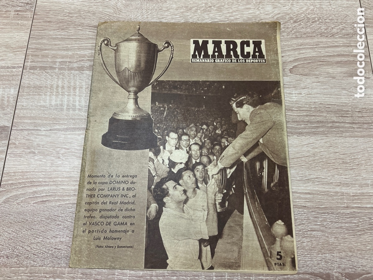 Coleccionismo deportivo: MARCA 705 (05/06/1956)