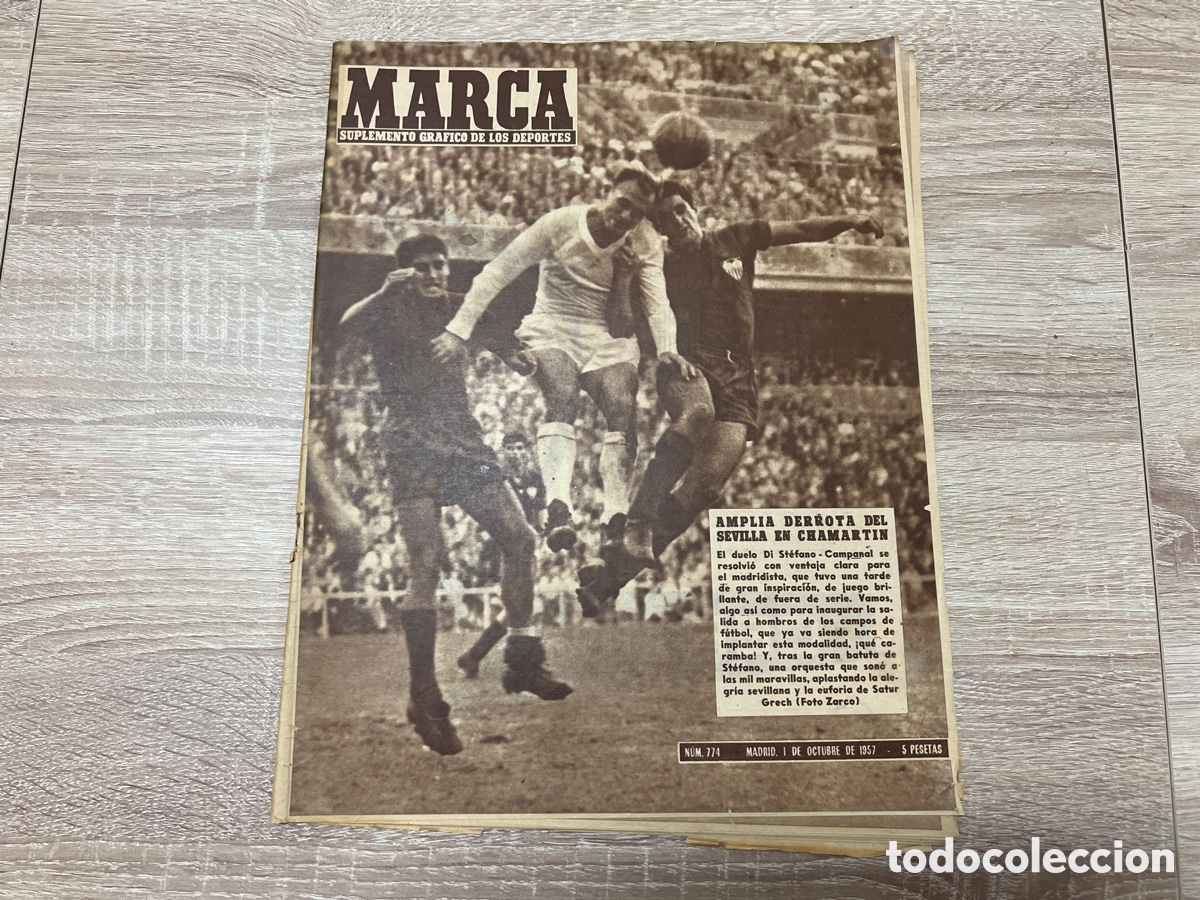 Coleccionismo deportivo: MARCA 774 (01/10/1957)