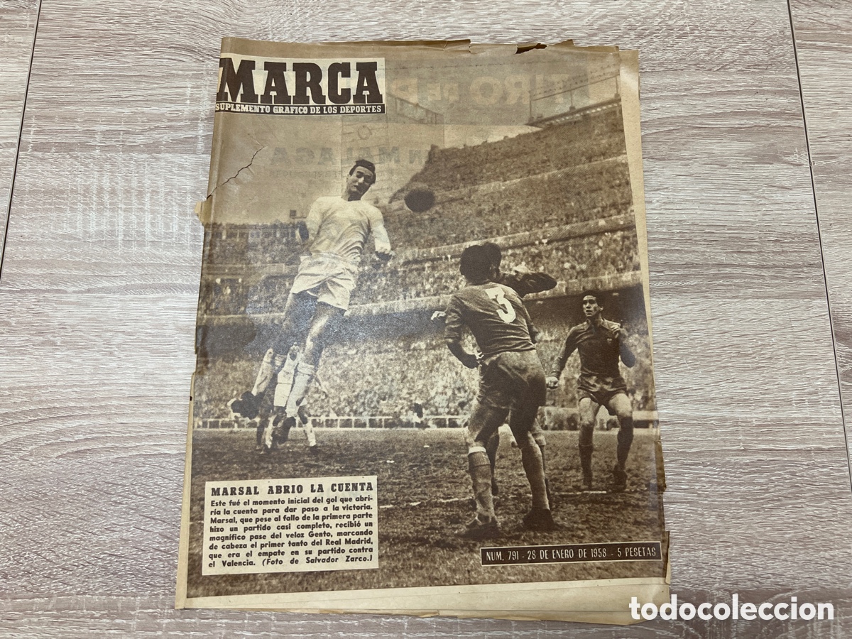 Coleccionismo deportivo: MARCA 791 (28/01/1958)