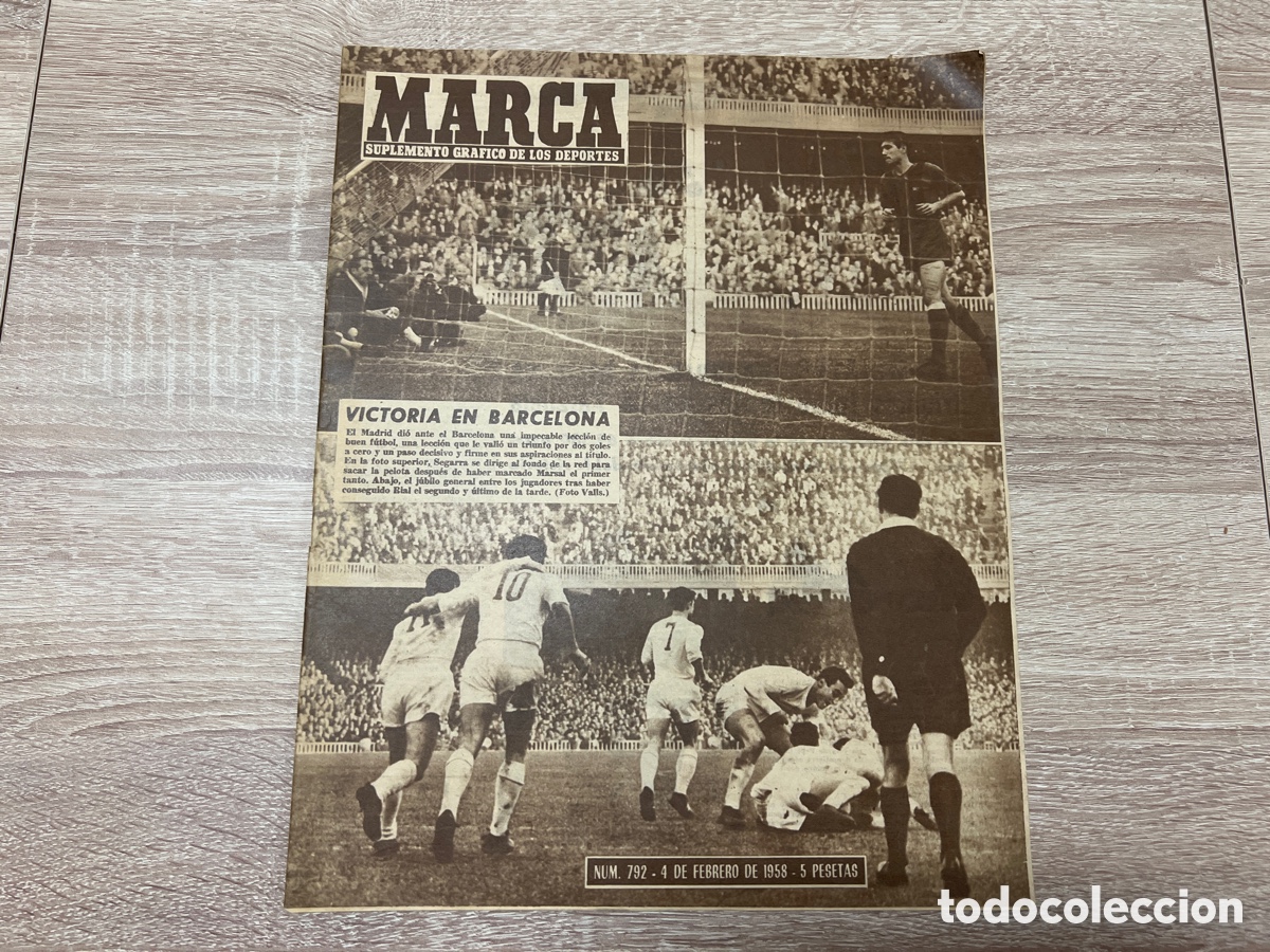 Coleccionismo deportivo: MARCA 792 (04/02/1958)