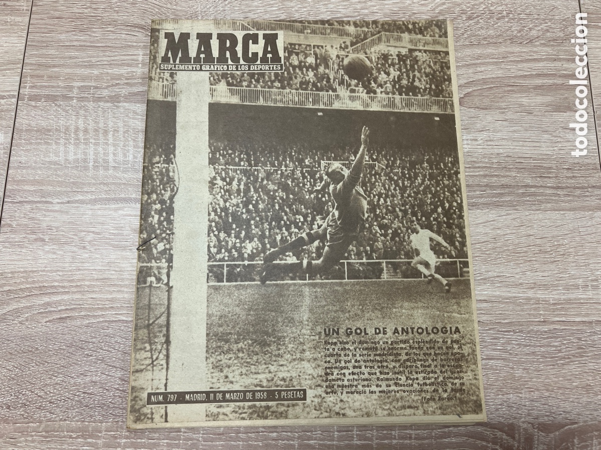 Coleccionismo deportivo: MARCA 797 (11/03/1958)