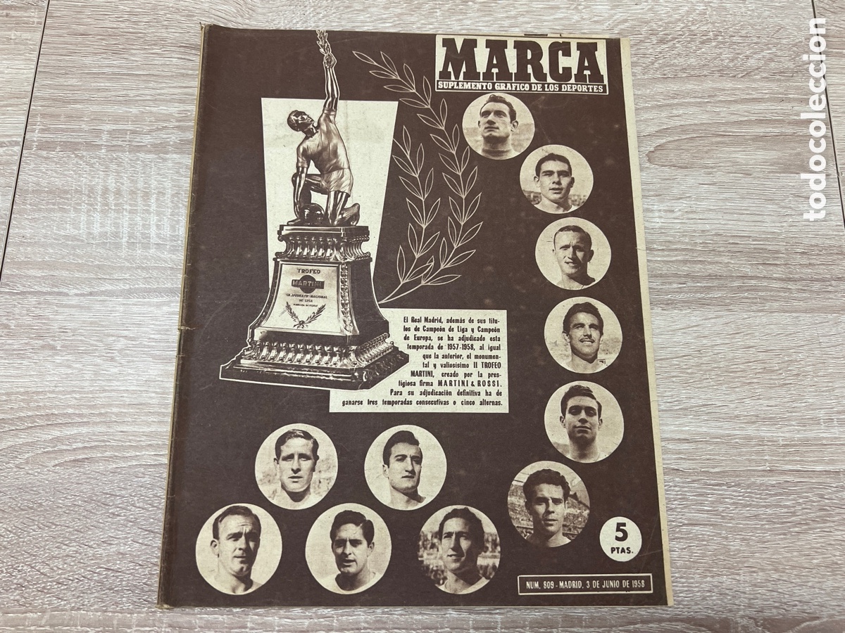 Coleccionismo deportivo: MARCA 809 (03/06/1958)