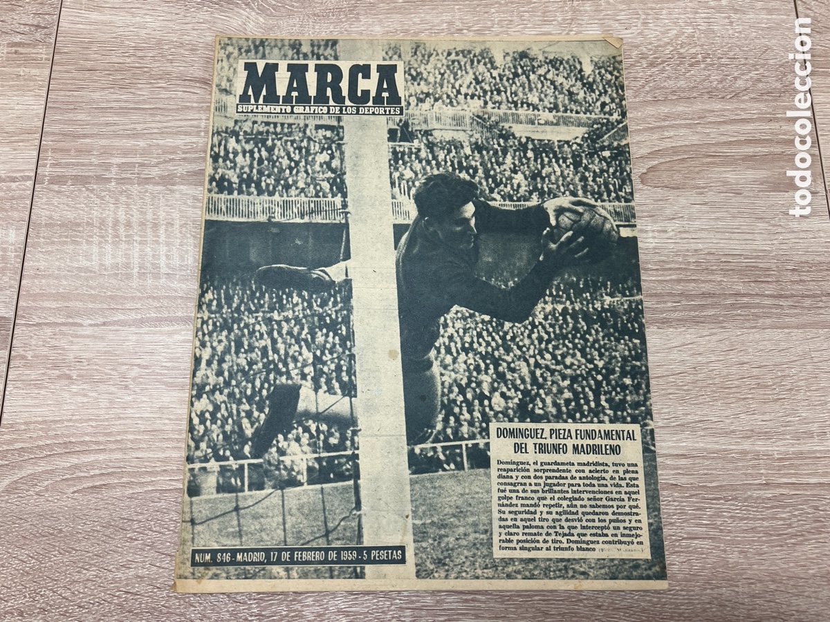 Coleccionismo deportivo: MARCA 846 (17/02/1959)