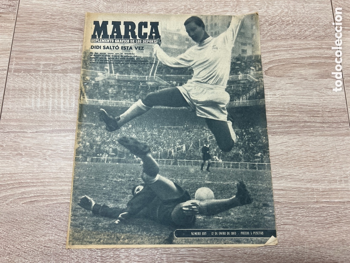 Coleccionismo deportivo: MARCA 893 (12/01/1960) DIDI REAL MADRID VALENCIA RESTO JORNADA LIGA