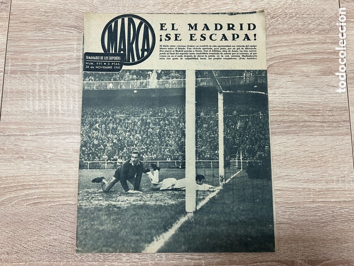 Coleccionismo deportivo: MARCA 991 (28/11/1961)