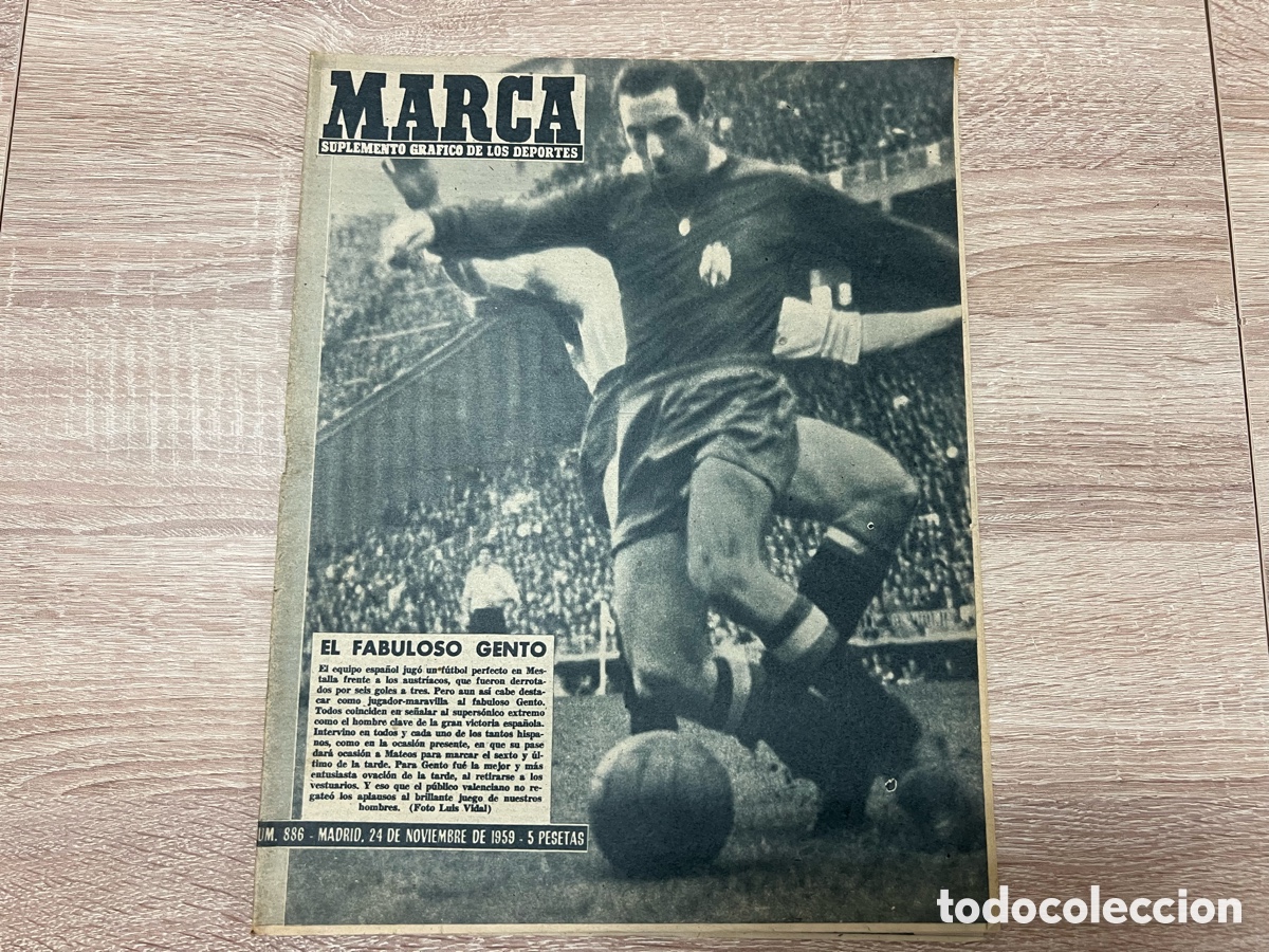 Coleccionismo deportivo: MARCA 886 (24/11/1959)