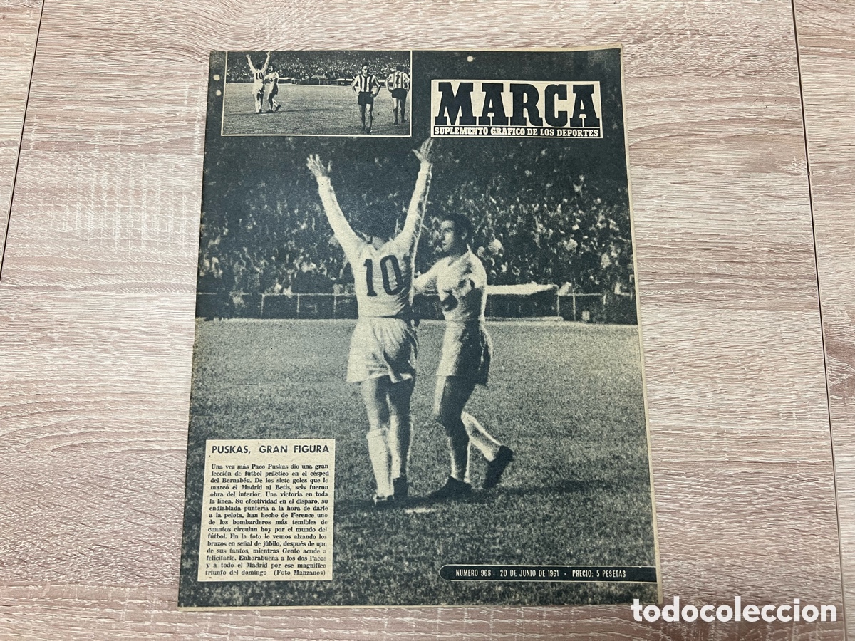Coleccionismo deportivo: Marca 968 (20/06/1961)