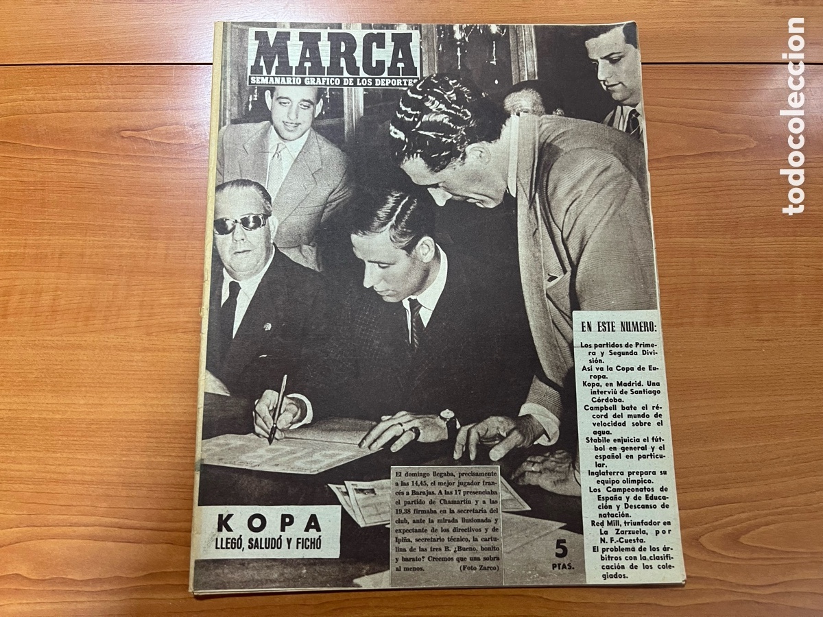 Coleccionismo deportivo: MARCA 721 (25/09/1956)