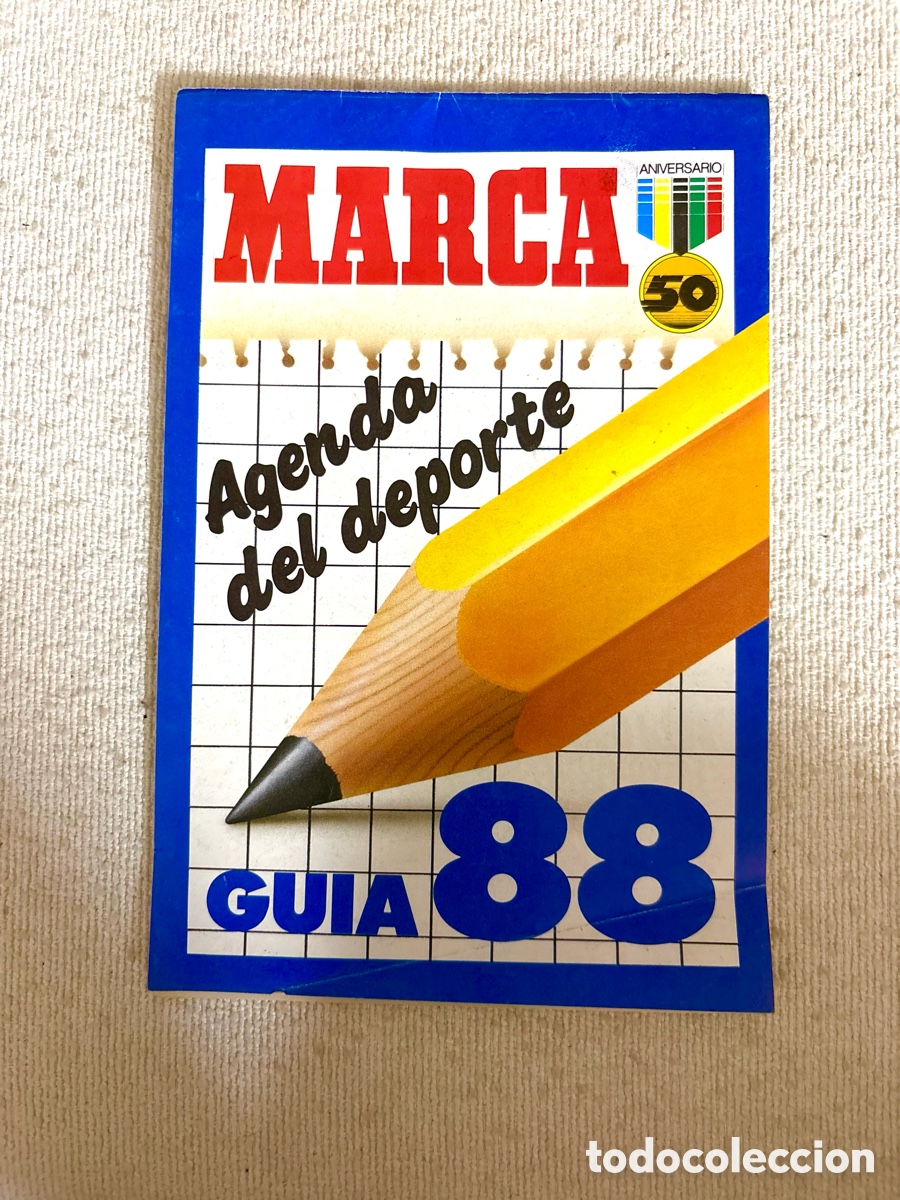 Sports collectibles: Agenda del Deporte MARCA - Gu&iacute;a 88 (Aniversario 50 A&ntilde;os). Muy bien