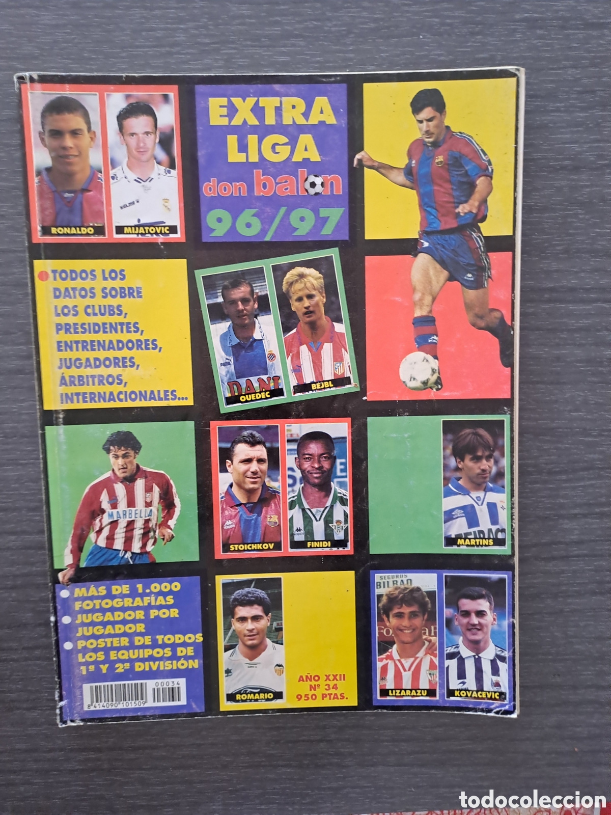 Coleccionismo deportivo: Extra Liga Don Bal&oacute;n 96-97 + ap&eacute;ndice Extra Liga Don Bal&oacute;n correspondiente a la temporada 1996-97