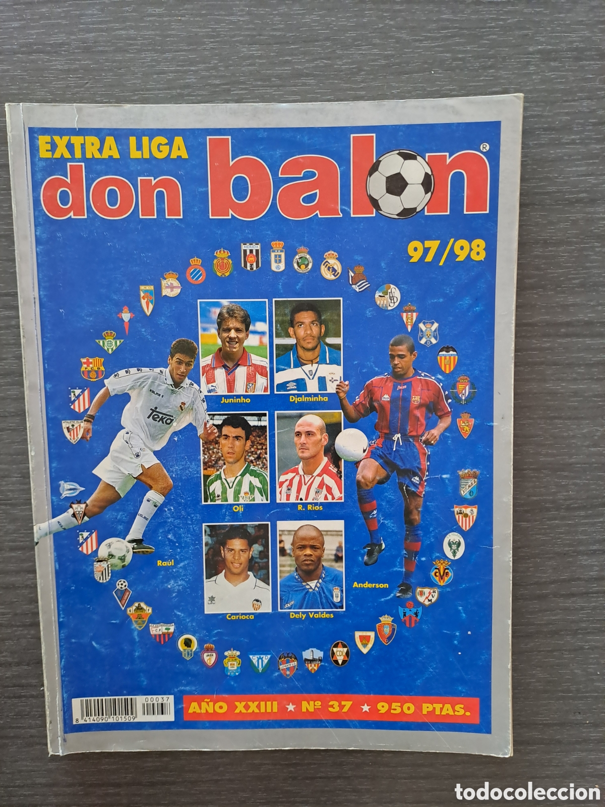 Coleccionismo deportivo: Extra Liga Don Bal&oacute;n 97-98 + ap&eacute;ndice Extra Liga Don Bal&oacute;n correspondiente a la temporada 1997-98