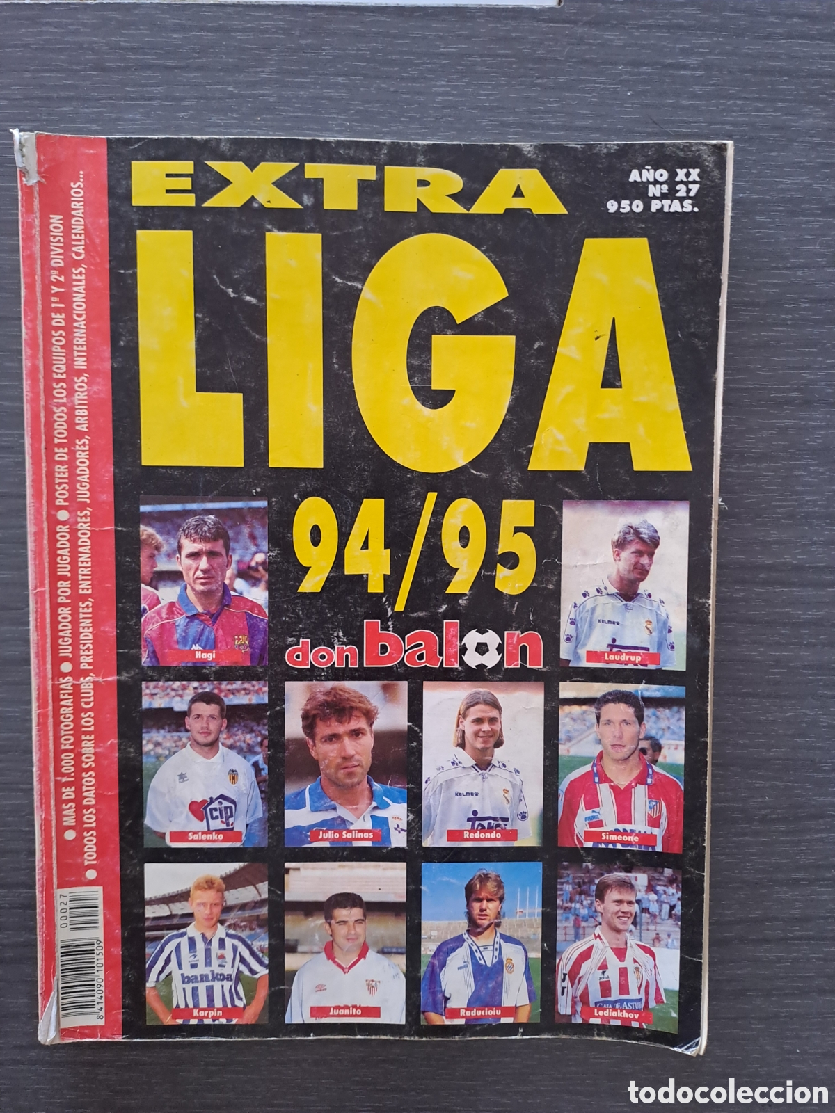 Coleccionismo deportivo: Extra Liga Don Bal&oacute;n 94-95 + ap&eacute;ndice Extra Liga Don Bal&oacute;n correspondiente a la temporada 1994-95