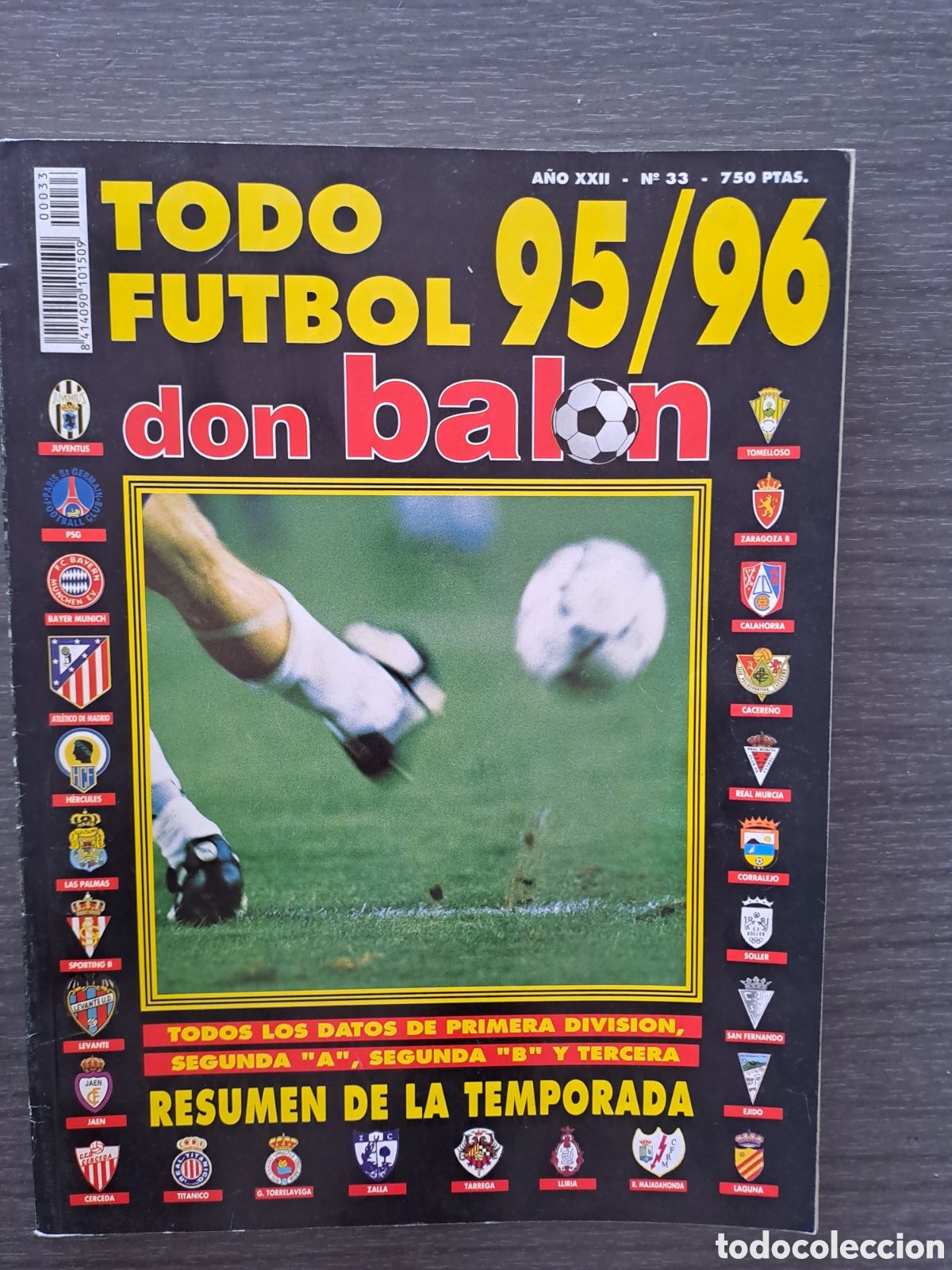 Coleccionismo deportivo: Todo F&uacute;tbol Don Bal&oacute;n 95-96 Todo F&uacute;tbol Don Bal&oacute;n correspondiente a la temporada 1995-96