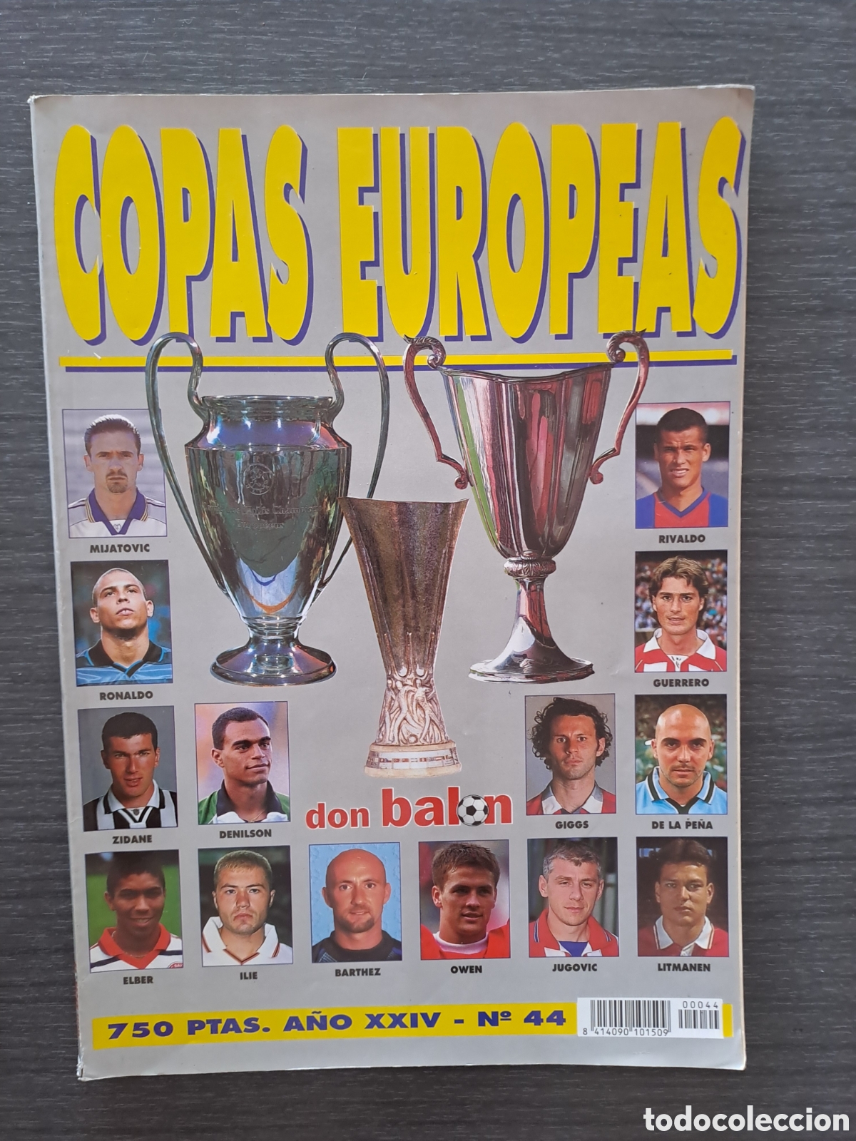 Coleccionismo deportivo: Don Bal&oacute;n Extra n&ordm; 44 Copas Europeas 98-99 Don Bal&oacute;n Extra n&ordm; 44, dedicado a las Copas Europeas