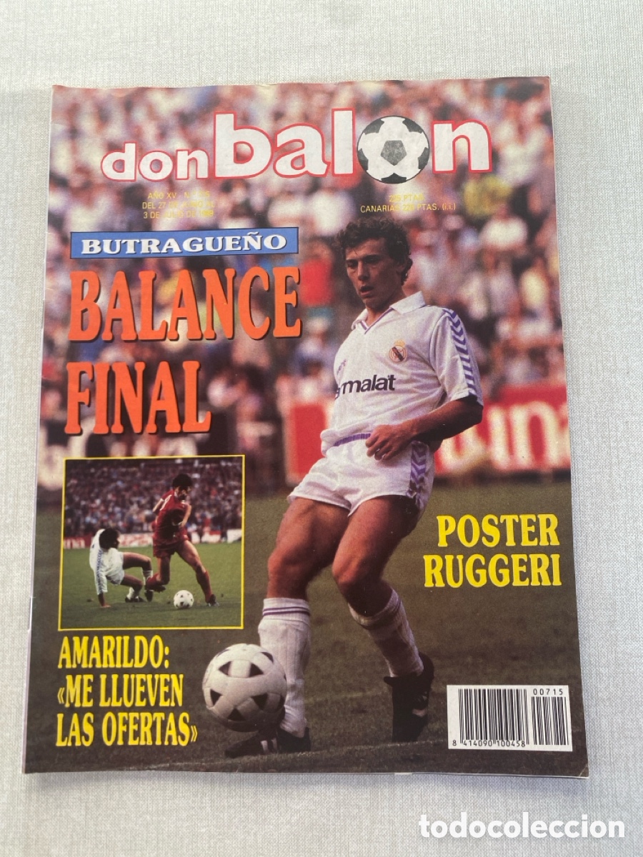 Coleccionismo deportivo: don bal&oacute;n 715 - Logro&ntilde;&eacute;s - Sporting - Madrid - Butrague&ntilde;o - Celta - Castell&oacute;n - Loren