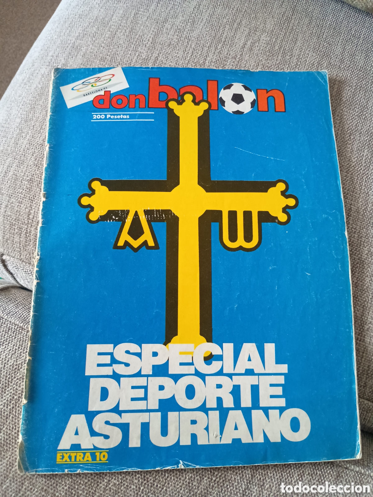 Coleccionismo deportivo: 1.2 Don Bal&oacute;n. Especial deporte asturiano. Extra 10. F&uacute;tbol en Asturias a&ntilde;o 1985
