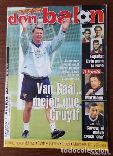 Coleccionismo deportivo: REVISTA DON BALON N&ordm; 1277 abril/2000. VAN GAAL MEJOR QUE CRUYFF - ESPA&Ntilde;A LISTA PARA LA EURO 2000