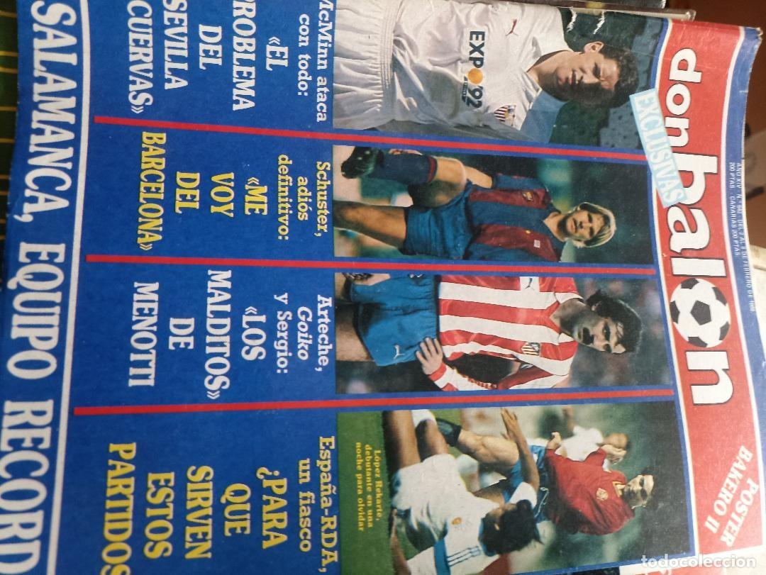 Coleccionismo deportivo: REVISTA DON BALON N&ordm; 642 FEBRERO 1988. SCHUSTER, ARTECHE, MCMINN. NO POSTER