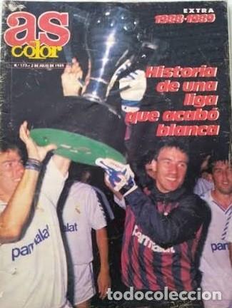Coleccionismo deportivo: AS COLOR FUTBOL. 177 EXTRA 1988-1989. ESPECIAL LIGA. POSTER DE LOS EQUIPOS. VER DESCRIPCI&Oacute;N