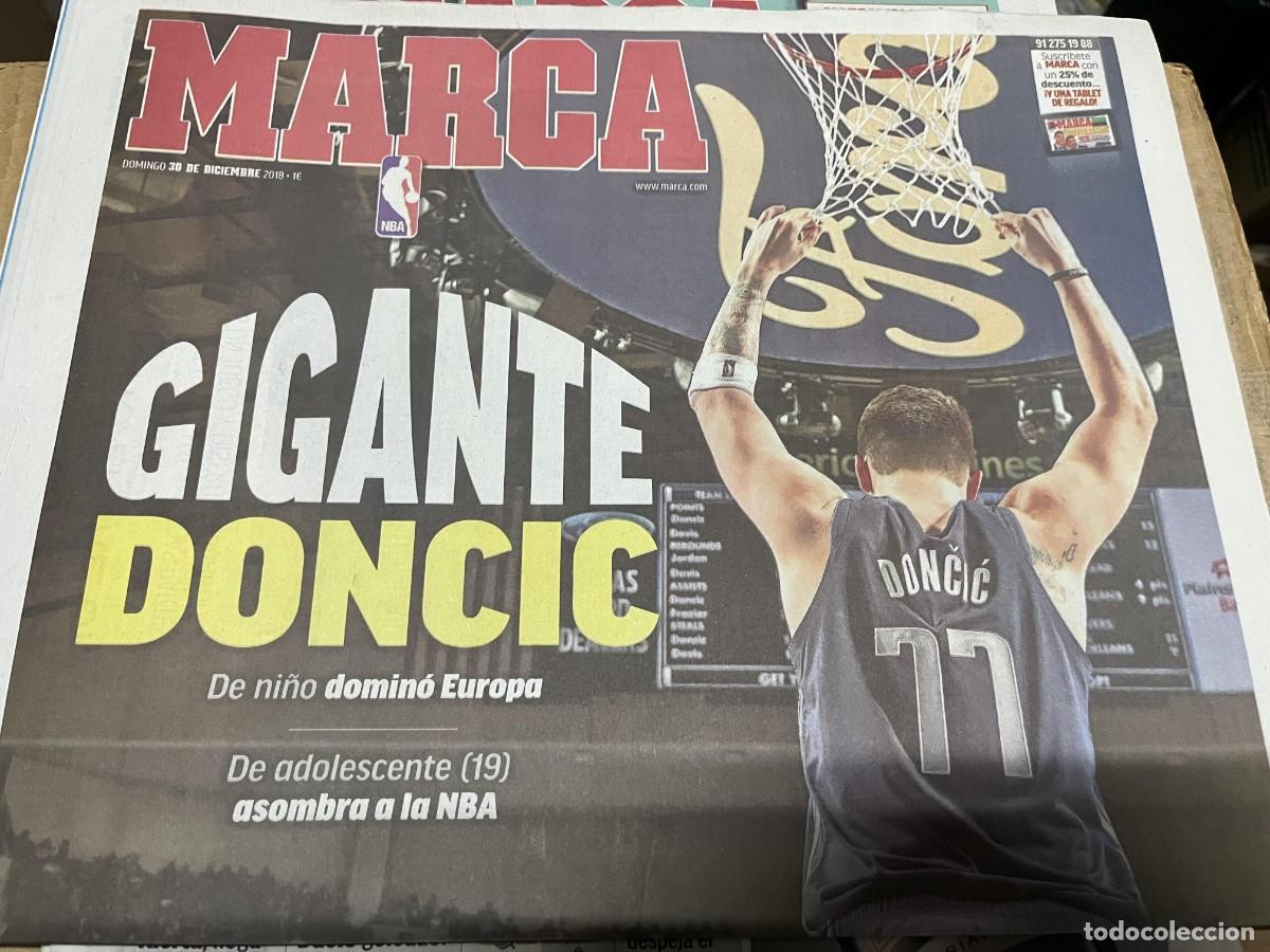 Coleccionismo deportivo: MARCA (30-12-2018) GIGANTE DONCIC NBA BALONCESTO DOBLETE CRISTIANO RONALDO CR7 MESSI