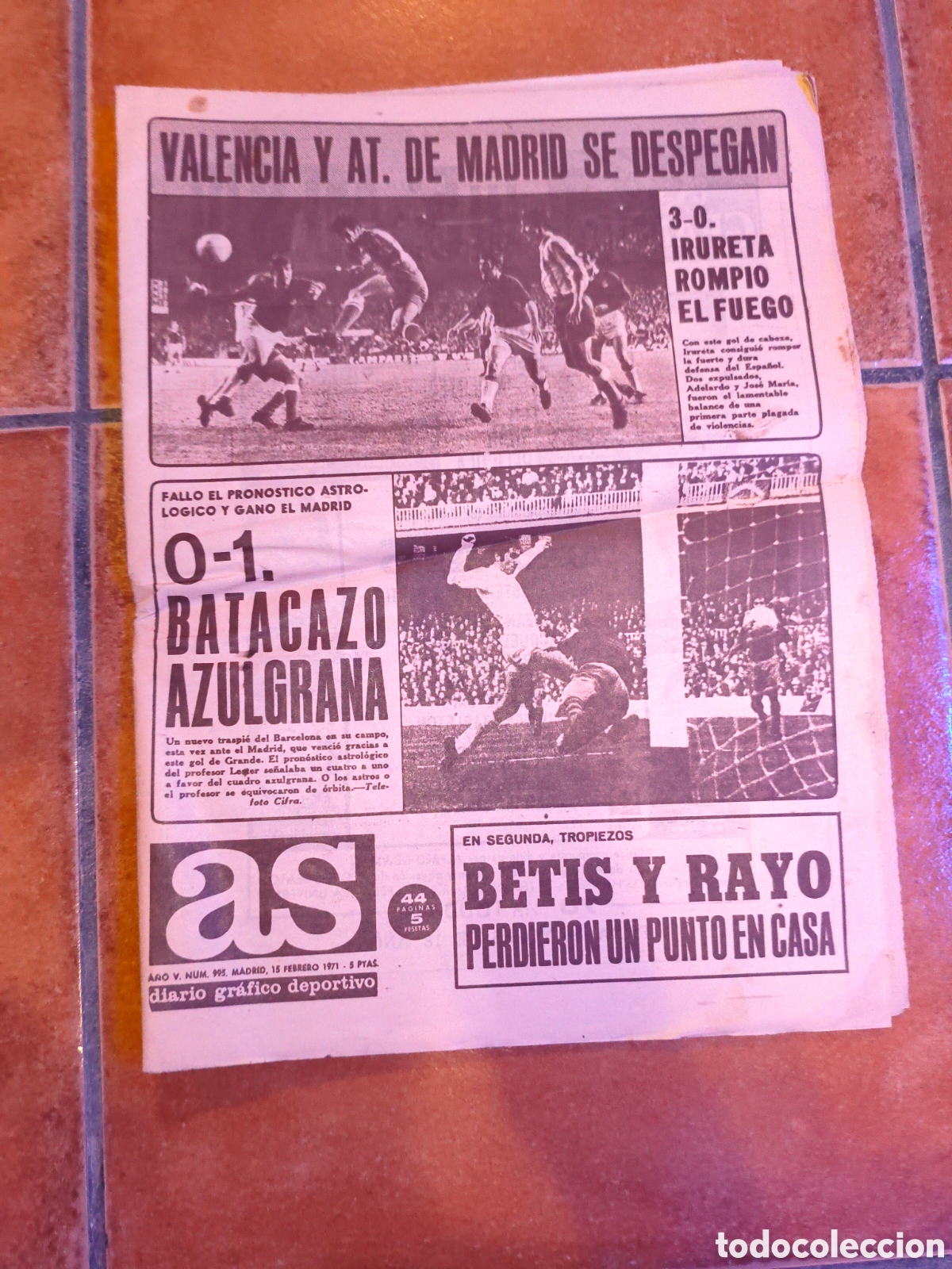 Coleccionismo deportivo: Antigua Revista de futbol As