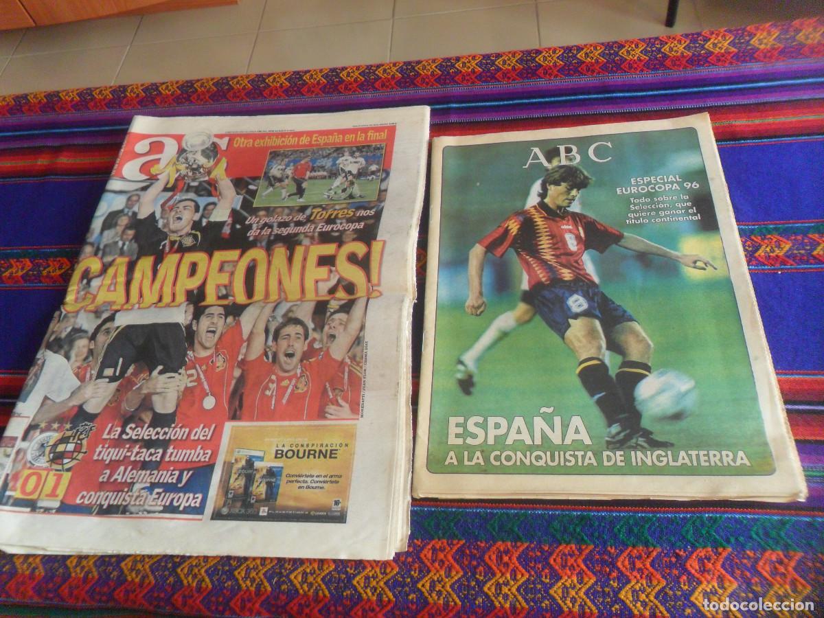Coleccionismo deportivo: AS N&ordm; 13.623, 30 JUNIO 2008 ESPA&Ntilde;A CAMPE&Oacute;N EUROCOPA AUSTRIA Y SUIZA, ABC ESPECIAL EURO 96 INGLATERRA