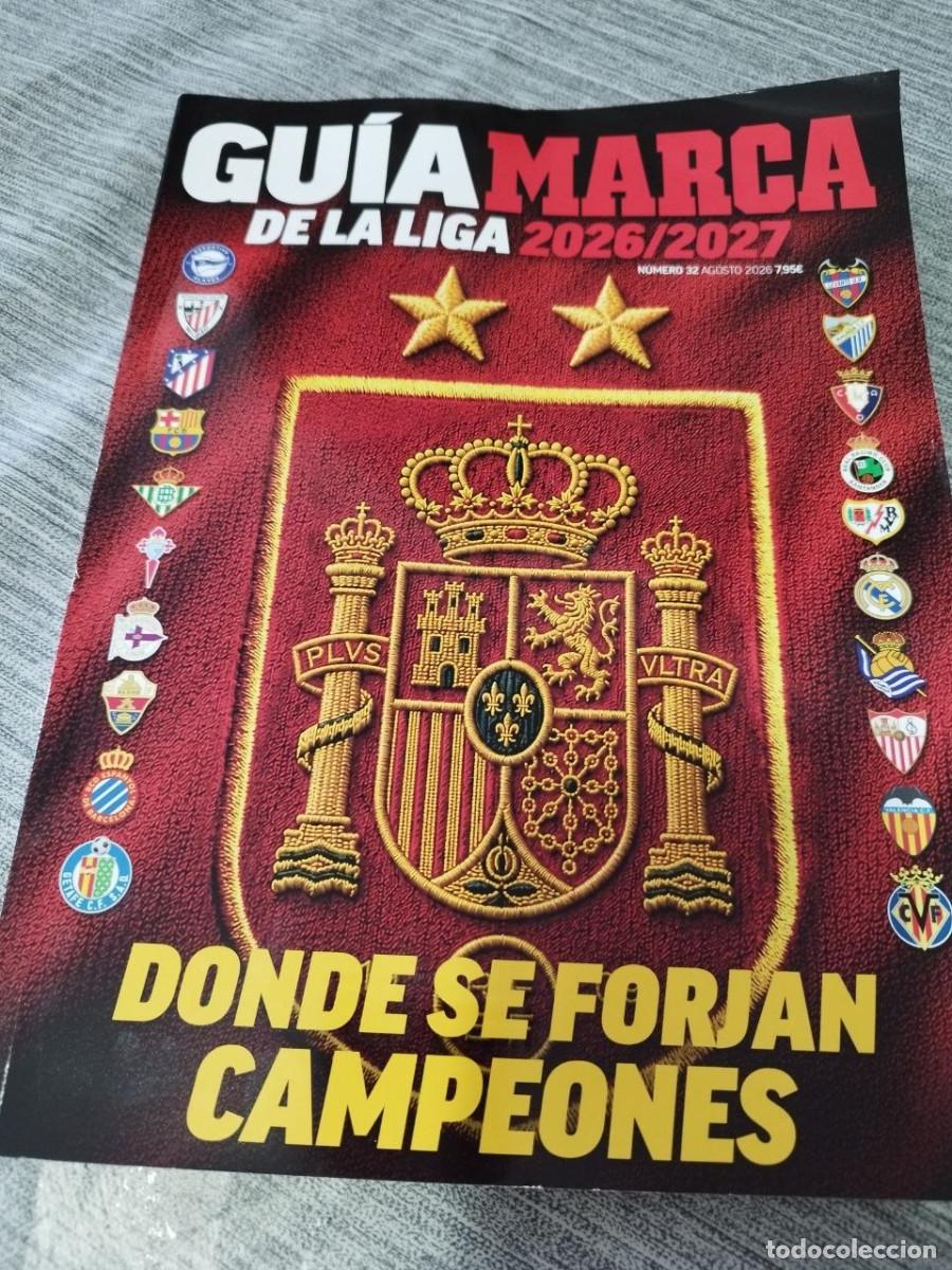 Coleccionismo deportivo: Gu&iacute;a Marca 2026/2027 Nueva F&uacute;tbol 2 estrellas Campeones del Mundo Donde se forjan campeones