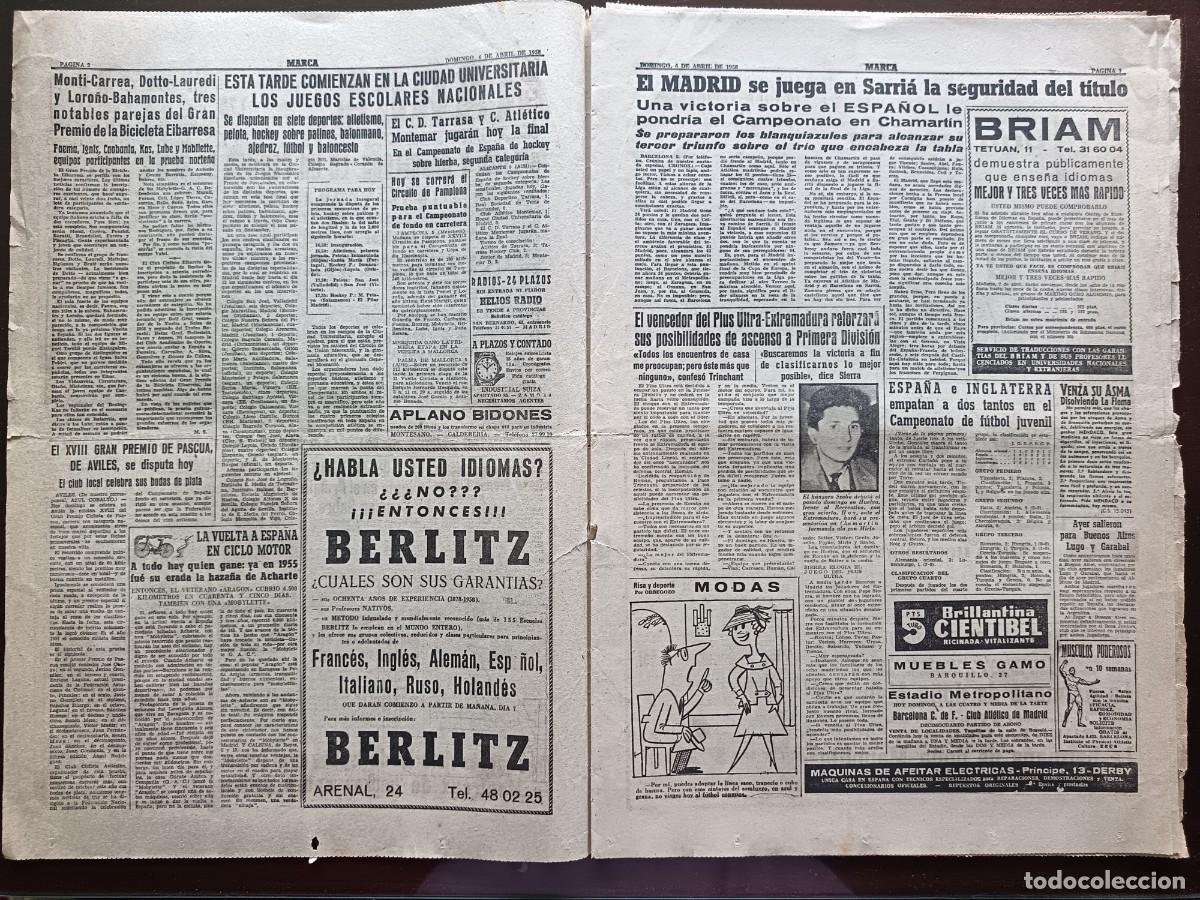 Coleccionismo deportivo: MARCA- N&Uacute;MERO-5056 - 1958 - Foto 2