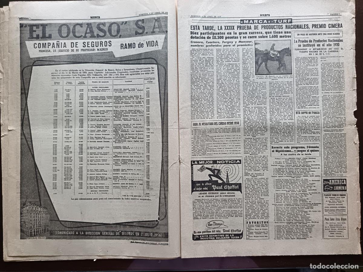 Coleccionismo deportivo: MARCA- N&Uacute;MERO-5056 - 1958 - Foto 4