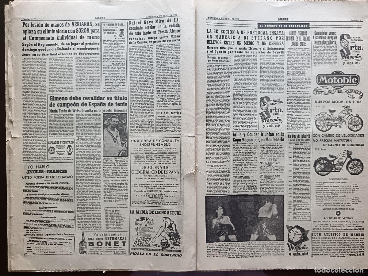 Coleccionismo deportivo: MARCA- N&Uacute;MERO-5056 - 1958 - Foto 5