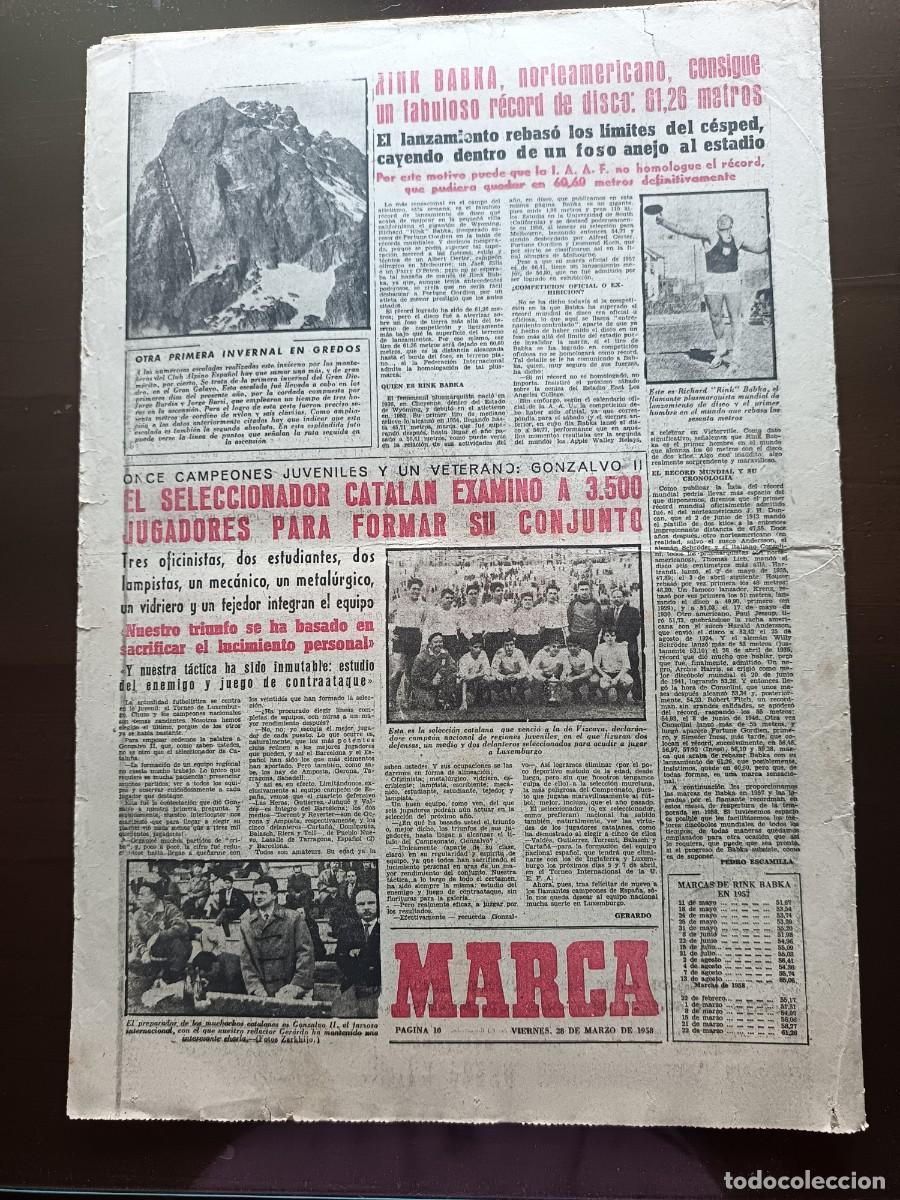 Coleccionismo deportivo: MARCA- N&Uacute;MERO-5049 - 1958 - Foto 7