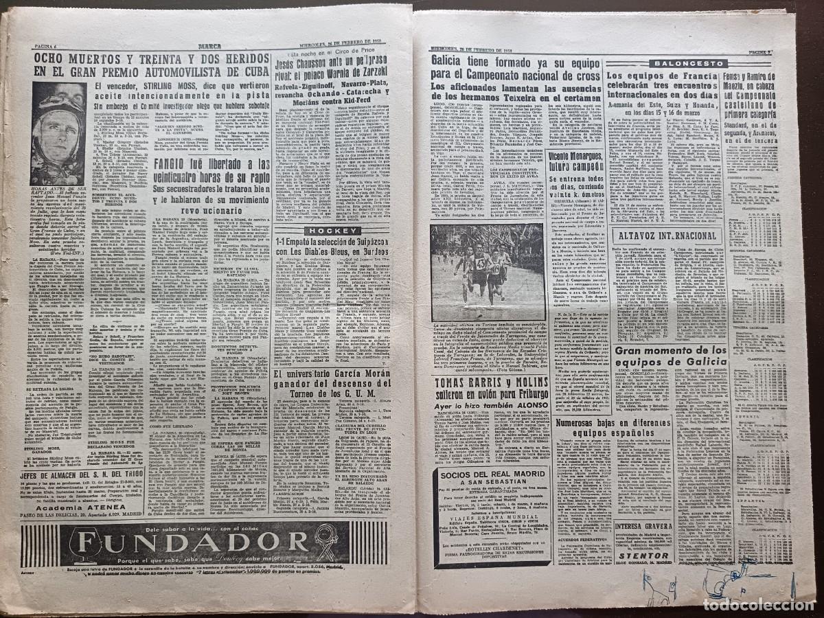 Coleccionismo deportivo: MARCA- N&Uacute;MERO-5023 - 1958 - Foto 4