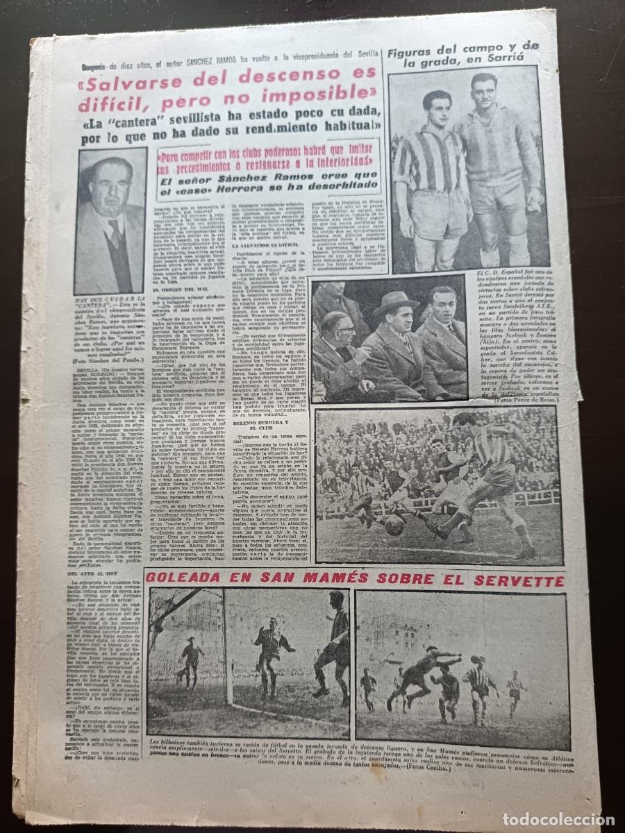 Coleccionismo deportivo: MARCA- N&Uacute;MERO-5023 - 1958 - Foto 6