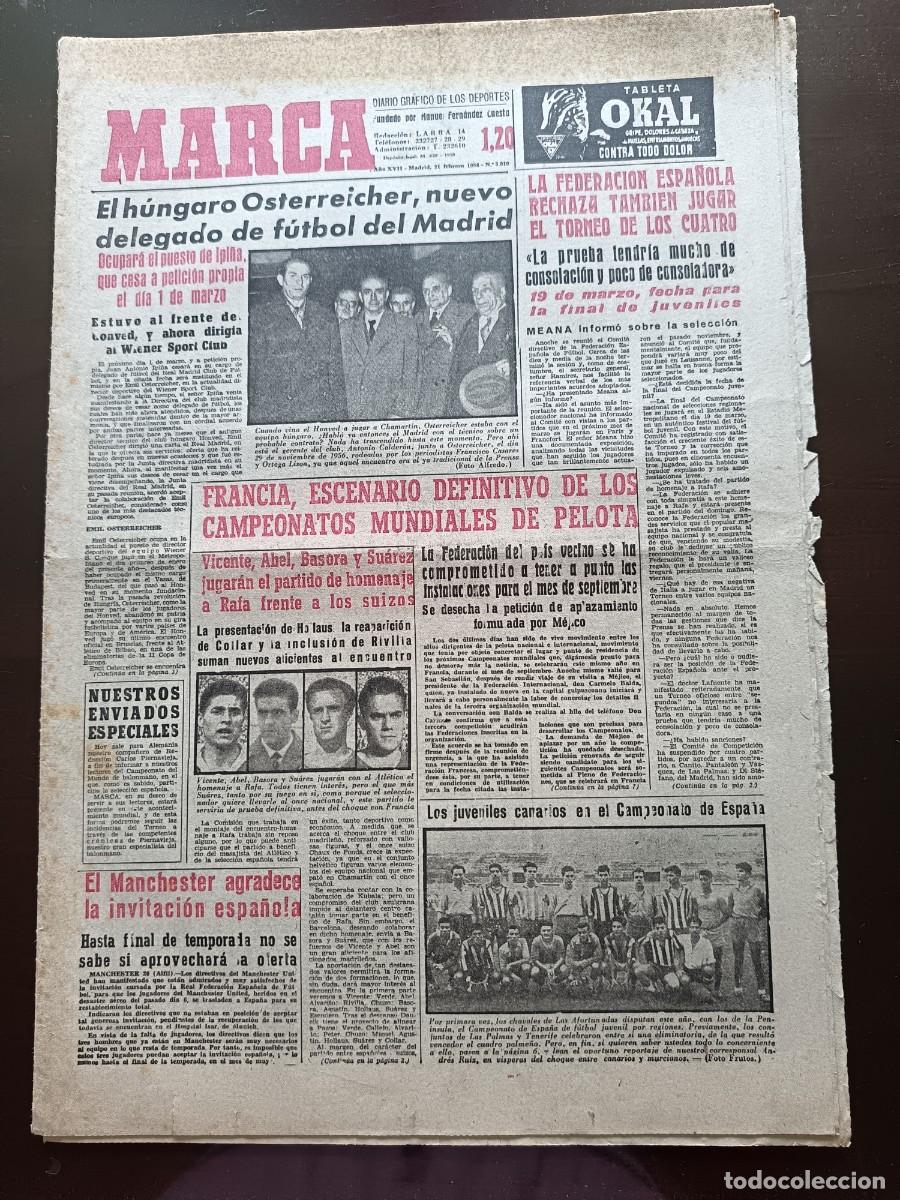 Sports collectibles: MARCA- N&Uacute;MERO-5019 - 1958
