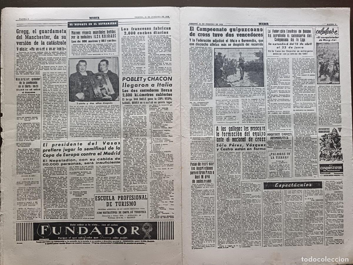 Coleccionismo deportivo: MARCA- N&Uacute;MERO-5019 - 1958 - Foto 5