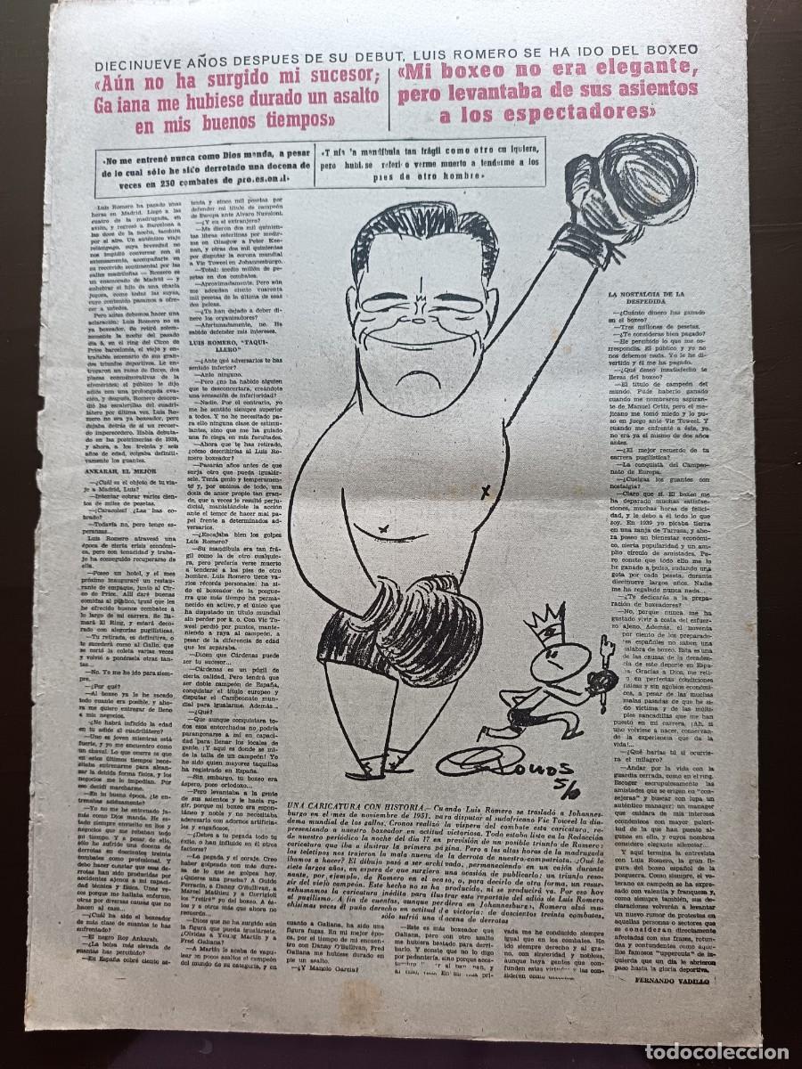 Coleccionismo deportivo: MARCA- N&Uacute;MERO-5019 - 1958 - Foto 6