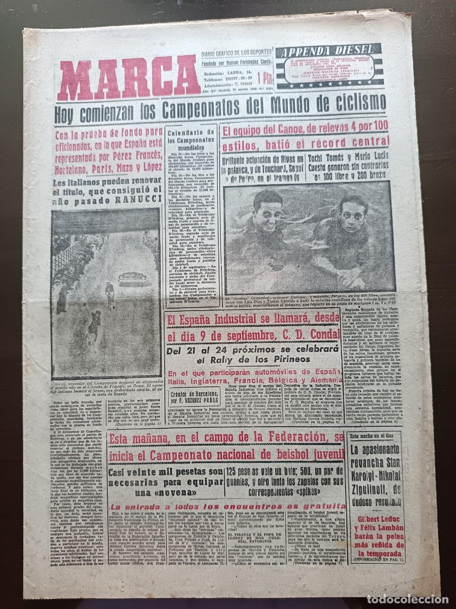 Sports collectibles: MARCA- N&Uacute;MERO-4554 - 1956