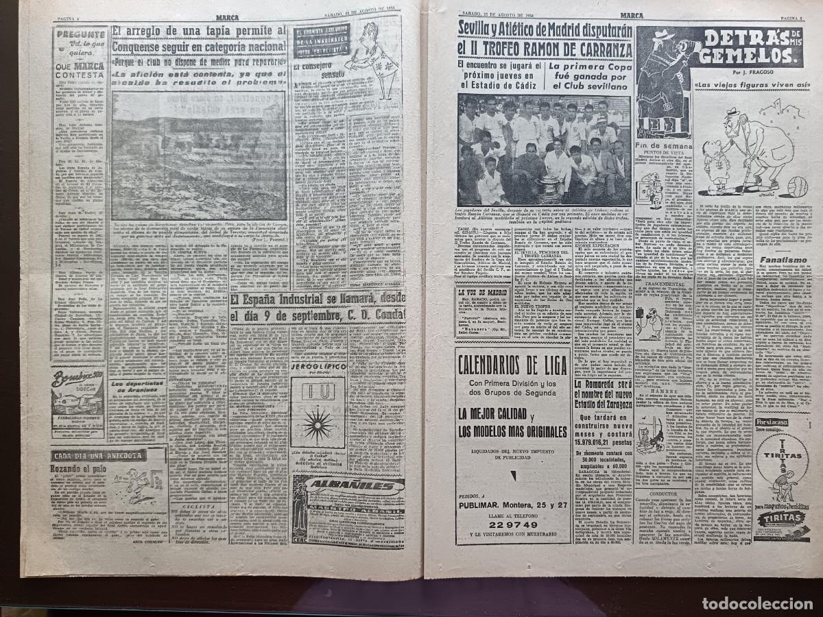 Coleccionismo deportivo: MARCA- N&Uacute;MERO-4554 - 1956 - Foto 3