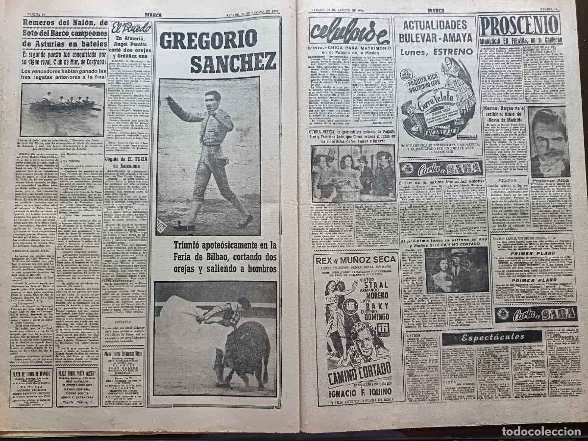 Coleccionismo deportivo: MARCA- N&Uacute;MERO-4554 - 1956 - Foto 6