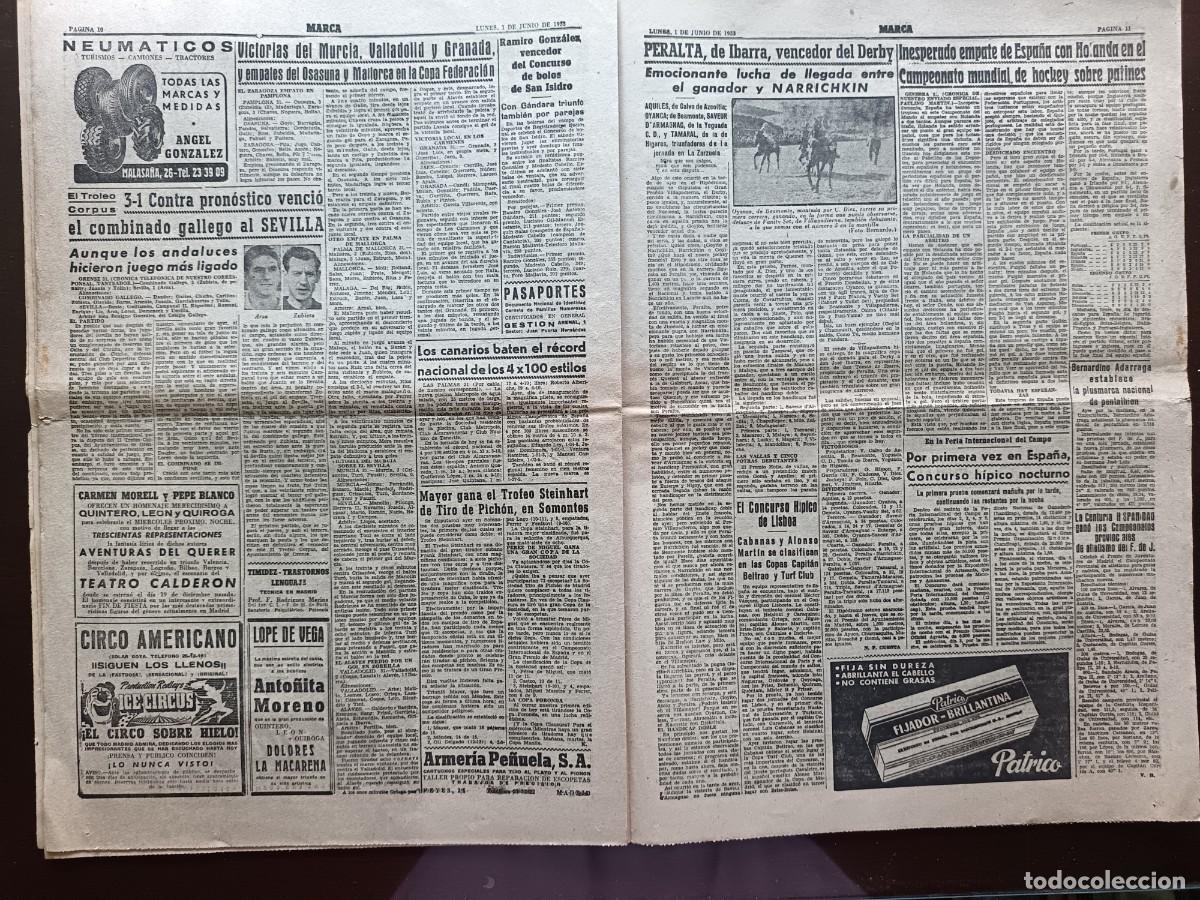 Coleccionismo deportivo: MARCA- N&Uacute;MERO-3277 - 1953 - Foto 6