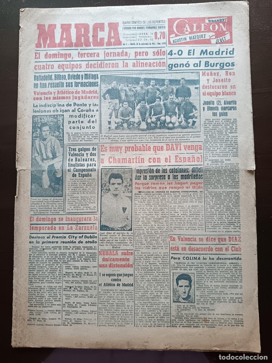 Sports collectibles: MARCA- N&Uacute;MERO-3066 - 1952